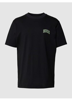 T-shirt z wyhaftowanym logo ze sklepu Peek&Cloppenburg  w kategorii T-shirty męskie - zdjęcie 171220340