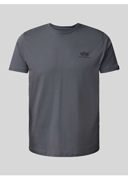 T-shirt z nadrukiem z logo ze sklepu Peek&Cloppenburg  w kategorii T-shirty męskie - zdjęcie 171220351