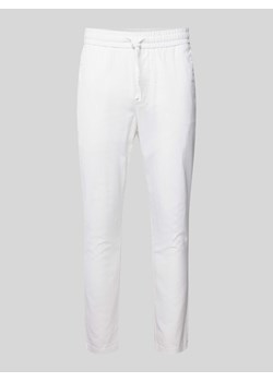 Spodnie o kroju tapered fit z dodatkiem streczu model ‘LINUS’ ze sklepu Peek&Cloppenburg  w kategorii Spodnie męskie - zdjęcie 171220360