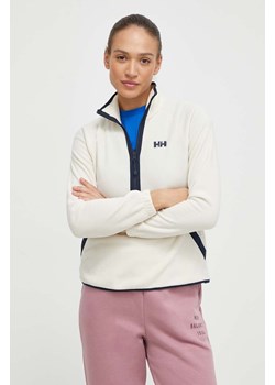 Helly Hansen bluza sportowa Rig kolor beżowy wzorzysta 54082 ze sklepu PRM w kategorii Bluzy damskie - zdjęcie 171220501