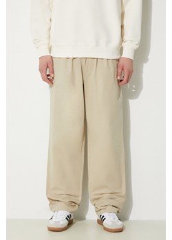 ICECREAM spodnie bawełniane Skate Pant kolor beżowy w fasonie chinos IC24109 ze sklepu PRM w kategorii Spodnie męskie - zdjęcie 171220763