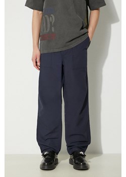 Engineered Garments spodnie bawełniane Fatigue Pant kolor granatowy proste OR299.CT114 ze sklepu PRM w kategorii Spodnie męskie - zdjęcie 171220773
