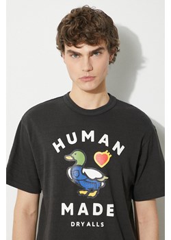 Human Made t-shirt bawełniany Graphic męski kolor czarny z nadrukiem HM27TE005 ze sklepu PRM w kategorii T-shirty męskie - zdjęcie 171220892