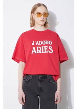 Aries t-shirt bawełniany JAdoro Aries SS Tee kolor czerwony z nadrukiem SUAR60008X ze sklepu PRM w kategorii T-shirty męskie - zdjęcie 171220970