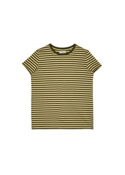 Cropp - T-shirt w paski - zielony ze sklepu Cropp w kategorii Bluzki damskie - zdjęcie 171221324
