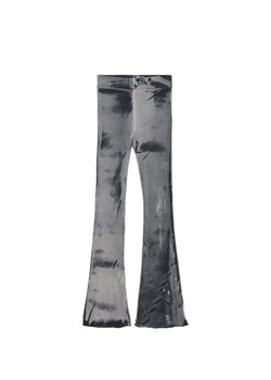 Cropp - Szare spodnie flare - czarny ze sklepu Cropp w kategorii Spodnie damskie - zdjęcie 171221390