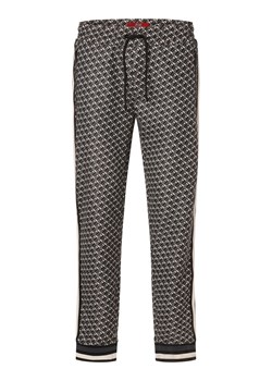 Finshley & Harding London Męskie spodnie dresowe Mężczyźni antracytowy wzorzysty ze sklepu vangraaf w kategorii Spodnie męskie - zdjęcie 171222342