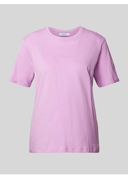 T-shirt z nadrukiem z logo model ‘Terina’ ze sklepu Peek&Cloppenburg  w kategorii Bluzki damskie - zdjęcie 171223582