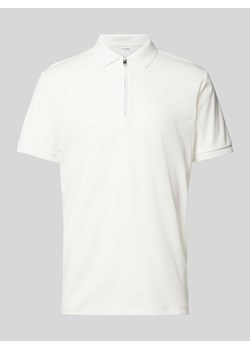 Koszulka polo o kroju regular fit z listwą na zamek błyskawiczny model ‘FAVE’ ze sklepu Peek&Cloppenburg  w kategorii T-shirty męskie - zdjęcie 171223753
