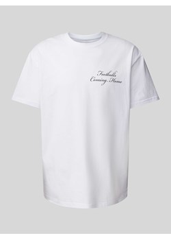 T-shirt z nadrukiem ze sloganem ze sklepu Peek&Cloppenburg  w kategorii T-shirty męskie - zdjęcie 171223812