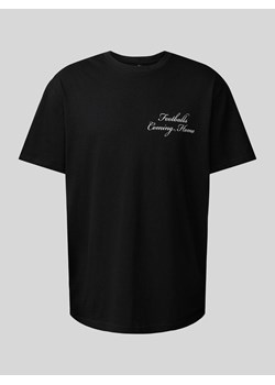 T-shirt z nadrukiem ze sloganem ze sklepu Peek&Cloppenburg  w kategorii T-shirty męskie - zdjęcie 171224092