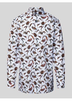 Koszula biznesowa o kroju modern fit ze wzorem paisley model 'GLOBAL KENT' ze sklepu Peek&Cloppenburg  w kategorii Koszule męskie - zdjęcie 171224170