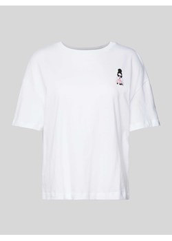 T-shirt z nadrukowanym motywem ze sklepu Peek&Cloppenburg  w kategorii Bluzki damskie - zdjęcie 171224310