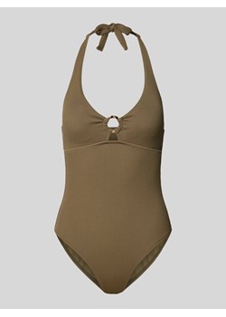 Kostium kąpielowy z wiązaniem na szyi model ‘Cary’ ze sklepu Peek&Cloppenburg  w kategorii Stroje kąpielowe - zdjęcie 171224334