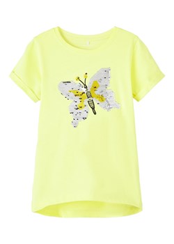 name it Koszulka &quot;Fenka&quot; w kolorze żółtym ze sklepu Limango Polska w kategorii Bluzki dziewczęce - zdjęcie 171225501