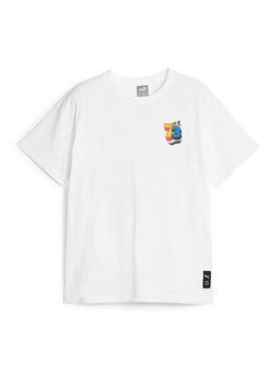 Puma Koszulka &quot;Basketball Trash&quot; w kolorze białym ze sklepu Limango Polska w kategorii T-shirty chłopięce - zdjęcie 171225753