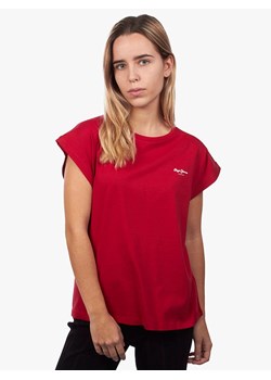 Pepe Jeans Koszulka w kolorze czerwonym ze sklepu Limango Polska w kategorii Bluzki damskie - zdjęcie 171225791