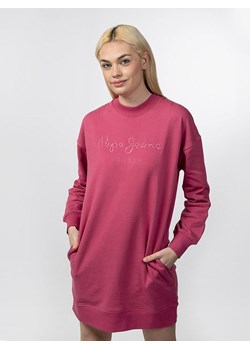 Pepe Jeans Sukienka dresowa w kolorze różowym ze sklepu Limango Polska w kategorii Sukienki - zdjęcie 171225794
