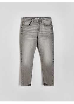 Reserved - Jeansy slim fit z przetarciami - jasnoszary ze sklepu Reserved w kategorii Jeansy męskie - zdjęcie 171226544