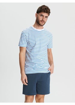 Sinsay - Koszulka w paski - niebieski ze sklepu Sinsay w kategorii T-shirty męskie - zdjęcie 171227264