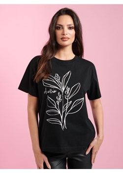 Sinsay - Koszulka z nadrukiem - czarny ze sklepu Sinsay w kategorii Bluzki damskie - zdjęcie 171227384