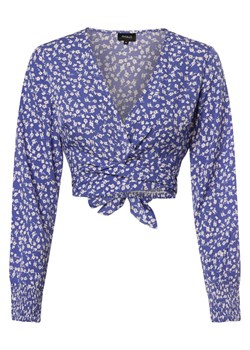 Aygill's Bluzka damska Kobiety Sztuczne włókno niebieski wzorzysty ze sklepu vangraaf w kategorii Bluzki damskie - zdjęcie 171227601