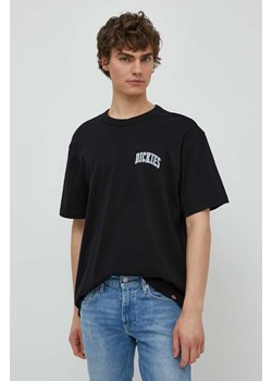 Dickies t-shirt bawełniany AITKIN CHEST TEE SS męski kolor czarny z nadrukiem DK0A4Y8O ze sklepu ANSWEAR.com w kategorii T-shirty męskie - zdjęcie 171228643
