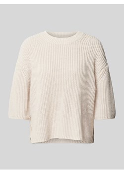 Sweter z dzianiny z rękawem o dł. 3/4 model ‘Padmy’ ze sklepu Peek&Cloppenburg  w kategorii Swetry damskie - zdjęcie 171230271