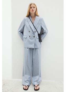 H & M - Eleganckie spodnie - Niebieski ze sklepu H&M w kategorii Spodnie damskie - zdjęcie 171230332