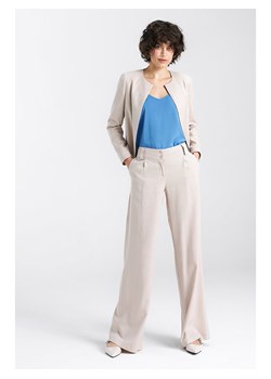 Nife Spodnie w kolorze beżowym ze sklepu Limango Polska w kategorii Spodnie damskie - zdjęcie 171233524