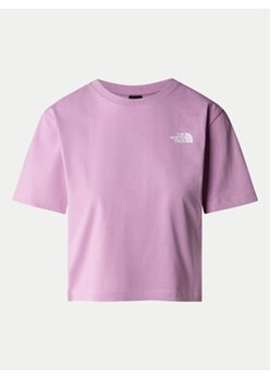 The North Face T-Shirt NF0A880N Różowy Regular Fit ze sklepu MODIVO w kategorii Bluzki damskie - zdjęcie 171234144