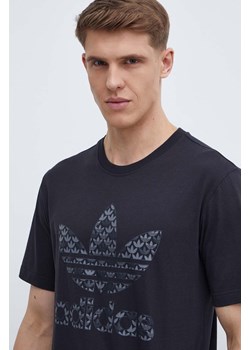 adidas Originals t-shirt bawełniany męski kolor czarny z nadrukiem IS0176 ze sklepu ANSWEAR.com w kategorii T-shirty męskie - zdjęcie 171237482