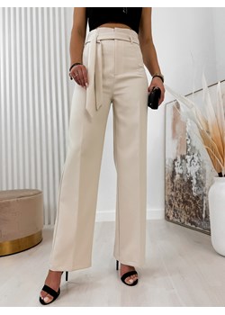 spodnie mimir beżowe m/38 ze sklepu UBRA w kategorii Spodnie damskie - zdjęcie 171237573