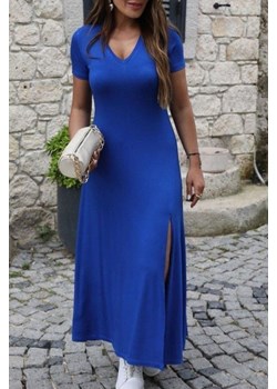 Sukienka REALFEDA BLUE ze sklepu Ivet Shop w kategorii Sukienki - zdjęcie 171238132