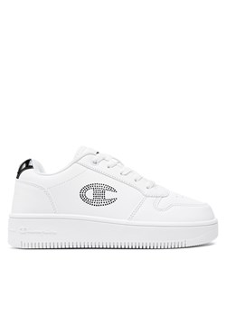 Sneakersy Champion Rebound Platform Glitter G Gs Low Cut Shoe S32872-CHA-WW009 Wht/Gun Mt ze sklepu eobuwie.pl w kategorii Buty sportowe dziecięce - zdjęcie 171238481