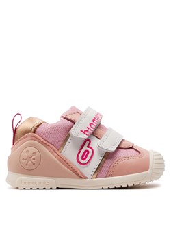 Sneakersy Biomecanics 242113 A Cipria ze sklepu eobuwie.pl w kategorii Buciki niemowlęce - zdjęcie 171239090