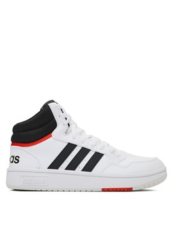 Sneakersy adidas Hoops 3.0 Mid GY5543 Biały ze sklepu eobuwie.pl w kategorii Buty sportowe męskie - zdjęcie 171239451
