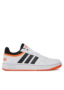 Sneakersy adidas Hoops IG3828 Biały ze sklepu eobuwie.pl w kategorii Buty sportowe dziecięce - zdjęcie 171239833