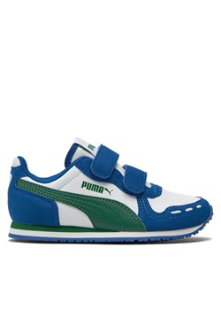 Sneakersy Puma Cabana Racer Sl 20 V Ps 383730-13 Niebieski ze sklepu eobuwie.pl w kategorii Buty sportowe dziecięce - zdjęcie 171240014