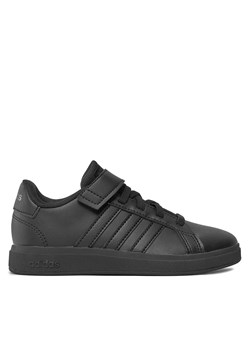 Sneakersy adidas Grand Court 2.0 El K FZ6161 Czarny ze sklepu eobuwie.pl w kategorii Buty sportowe dziecięce - zdjęcie 171240064