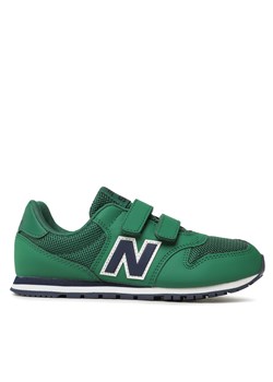 Sneakersy New Balance PV500CP1 Zielony ze sklepu eobuwie.pl w kategorii Buty sportowe dziecięce - zdjęcie 171240311