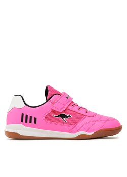 Sneakersy KangaRoos K-Bil Yard Ev 10001 000 7018 Neon Pink/Jet Black ze sklepu eobuwie.pl w kategorii Buty sportowe dziecięce - zdjęcie 171240433