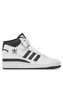Sneakersy adidas Forum Mid J FZ2083 Biały ze sklepu eobuwie.pl w kategorii Buty sportowe dziecięce - zdjęcie 171240833