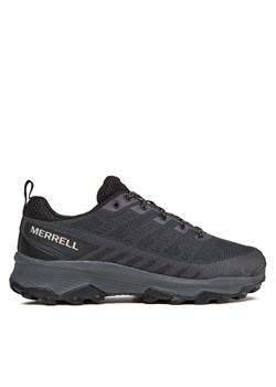 Sneakersy Merrell Speed Ecco M J036985 Czarny ze sklepu eobuwie.pl w kategorii Buty trekkingowe męskie - zdjęcie 171241093