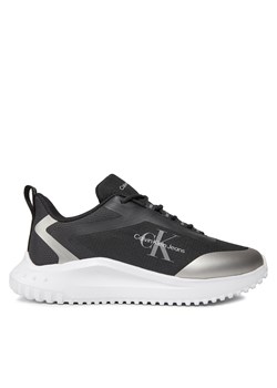 Sneakersy Calvin Klein Jeans YW0YW01442 Triple Black 0GN ze sklepu eobuwie.pl w kategorii Buty sportowe damskie - zdjęcie 171241503