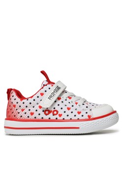 Sneakersy Primigi 3952000 M White-Red ze sklepu eobuwie.pl w kategorii Trampki dziecięce - zdjęcie 171241731