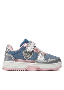 Sneakersy Primigi 5957022 Laminated Silver-Denim ze sklepu eobuwie.pl w kategorii Buty sportowe dziecięce - zdjęcie 171241921