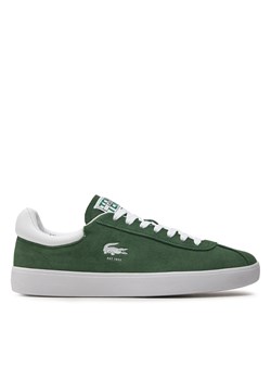 Sneakersy Lacoste Basehot 746SMA0065 Zielony ze sklepu eobuwie.pl w kategorii Trampki męskie - zdjęcie 171242024