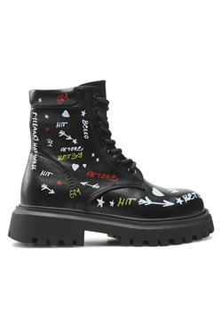 Trapery Betsy 928359/05-03 Black/Multicoloured ze sklepu eobuwie.pl w kategorii Buty zimowe dziecięce - zdjęcie 171243261