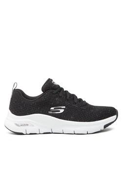 Sneakersy Skechers Glee For All 149713/BKW Black/White ze sklepu eobuwie.pl w kategorii Buty sportowe damskie - zdjęcie 171243333